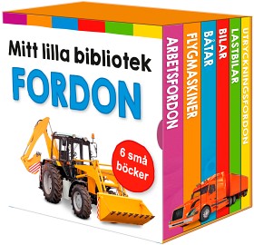 Bilde av Mitt lilla bibliotek Fordon 6 små böcker