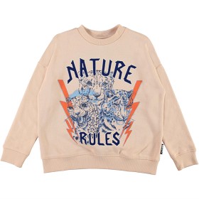 Bilde av Molo Mika Sweatshirt Snøleoparder (Rosa)