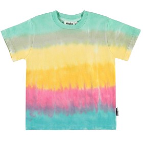 Bilde av Molo Roxo Kortärmad T-shirt (Rainbow Tie Dye)