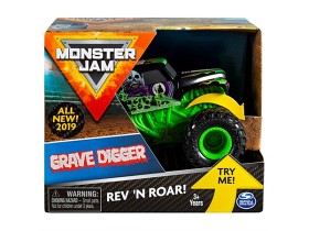 Bilde av Monster Jam 1:43 Rev & Roar Trucks - Grave Digger