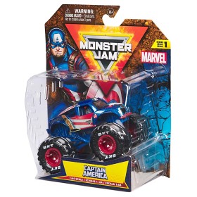 Bilde av Monster Jam 1:64 Marvel Captain America