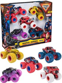 Bilde av Monster Jam Marvel 1:64 5-pack
