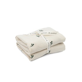 Bilde av Moonboon Musselinteppe 2-pack (Leaf)