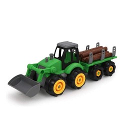 Bilde av  Bygg en traktor med tømmervogn