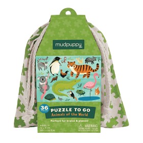 Bilde av mudpuppy Pussel to go 36-bitar (Världens djur)