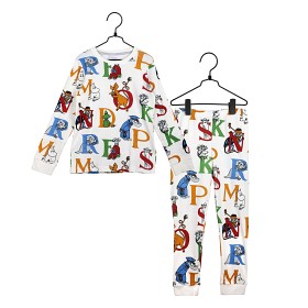 Bilde av Mumin Alfabet Pyjamas (Hvit)