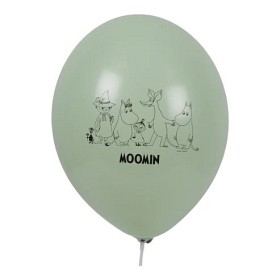 Bilde av Mumin Ballonger 6 stk (lilla/grønn/blå)