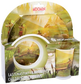 Bilde av Mumin Melaminservis 3-delar (sommar)
