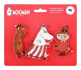 Bilde av Mumin Pepperkakeformer 3-p (Lilla My)