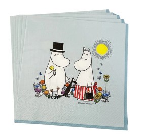 Bilde av Mumin servietter 16 st (Blå)