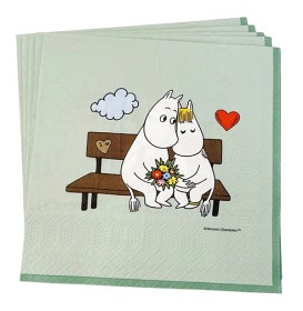 Bilde av Mumin Servietter 16 st (Grønn)