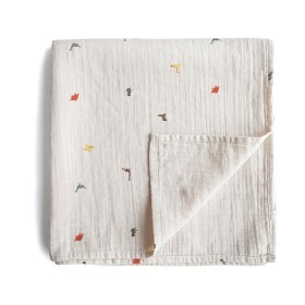 Bilde av Mushhie Teppe Muslin Pink Flowers