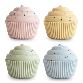 Bilde av Mushie Badleker Cupcakes 4-p (Multi)