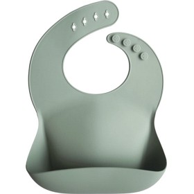 Bilde av Mushie Haklapp Silikon (Cambridge Blue)