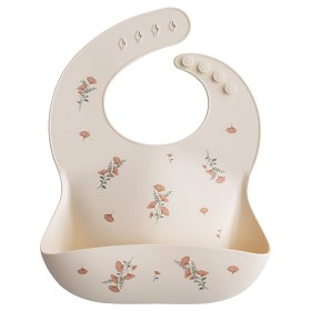 Bilde av Mushie Silikonsmekke Pink Flowers
