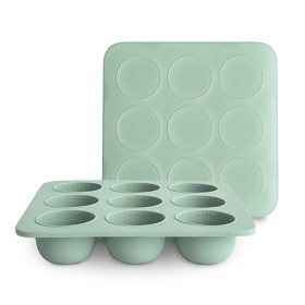 Bilde av Mushie Porsjonsform med lokk (Cambridge Blue)