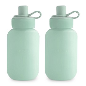 Bilde av Mushie Silikonpose til puré 2-p (Cambridge Blue)