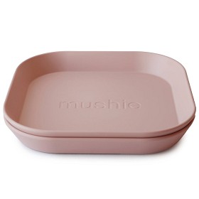 Bilde av Mushie Plate Square (Blush)