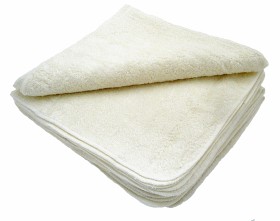 Bilde av MuslinZ Terry Wipes Bambu 12-pack (Vit)
