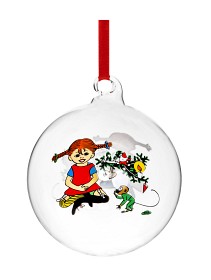 Bilde av Muurla Julkula 9cm (Pippi Langstrømpe)