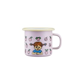 Bilde av Muurla Mugg Emalj 2,5 dl Pippi Frukter (Rosa)