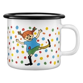 Bilde av Muurla Kopp Emalj 2,5 dl Pippi Hoppsansa