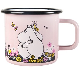 Bilde av Muurla Kopp Emalje 3,7 dl Mumin Klem (Rosa)