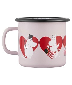 Bilde av Muurla Emaljekopp Mumin 2,5 dl (Heart)