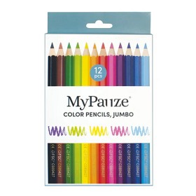Bilde av MyPauze Fargeblyanter 12 stk (tykke)
