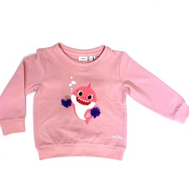 Bilde av name it Baby Shark Tröja (Pink nectar)