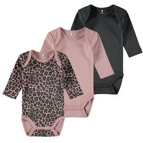 Bilde av name it Body 3-pack (Woodrose)