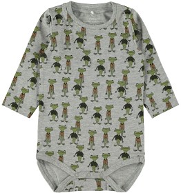 Bilde av name it Difol Body (Grey melange)