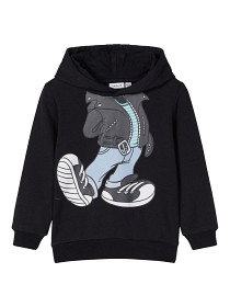 Bilde av name it Mickey Tröja med luva (Svart)