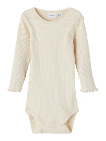 Bilde av name it Natascha Långärmad Body (Whitecap Gray)