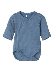 Bilde av name it Prematur Wanne Omlottbody (China blue)