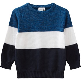 Bilde av name it Vohan Stickad Tröja (Imperial blue)