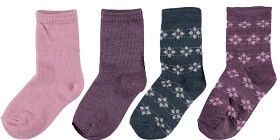 Bilde av name it Wak Ullstrumpor 4-pack (Nostalgia rose)
