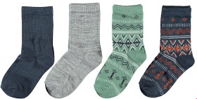Bilde av name it Wak Ullstrumpor 4-pack (Ombre blue)