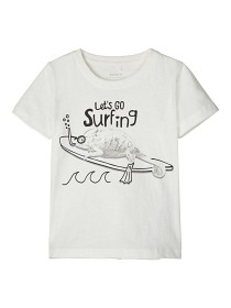 Bilde av name it Zallan Sol T-shirt (Snow white)
