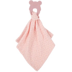 Bilde av Nattou Soft Silicone Bitring Med Smokk (Rosa)