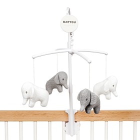 Bilde av Nattou Tembo Sengmobil Elefant (Grå)