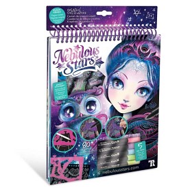 Bilde av Nebulous Stars Creative Sketchbook Zentangle Black Pages Eclipsia