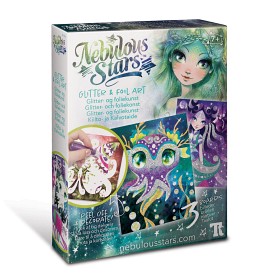 Bilde av Nebulous Stars Håndverkssett Glitter & Foil Art