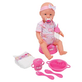 Bilde av New Born Baby Äta-väta-docka (Flicka)
