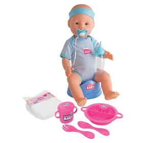 Bilde av New Born Baby Äta-väta-docka (Pojke)