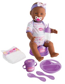 Bilde av New Born Baby Äta-väta-docka (Flicka)