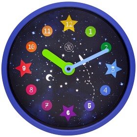 Bilde av NeXtime Veggklokke Apollo (Svart)