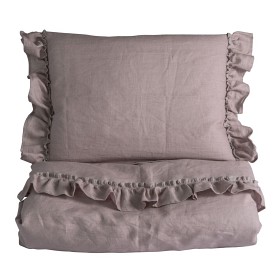 Bilde av NG Baby Mood Ruffles Sengesett Sprinkelseng (Dusty Pink)