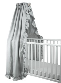 Bilde av NG Baby Sengehimmel Mood Ruffles (Light Grey)