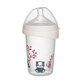 Bilde av nip First Moments Tåteflaske PP Wideneck Silikon 270 ml Onesize 0m+ M (Bjørn)
